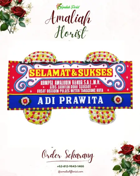 Papan Bunga Ucapan Selamat Ulak Surung
